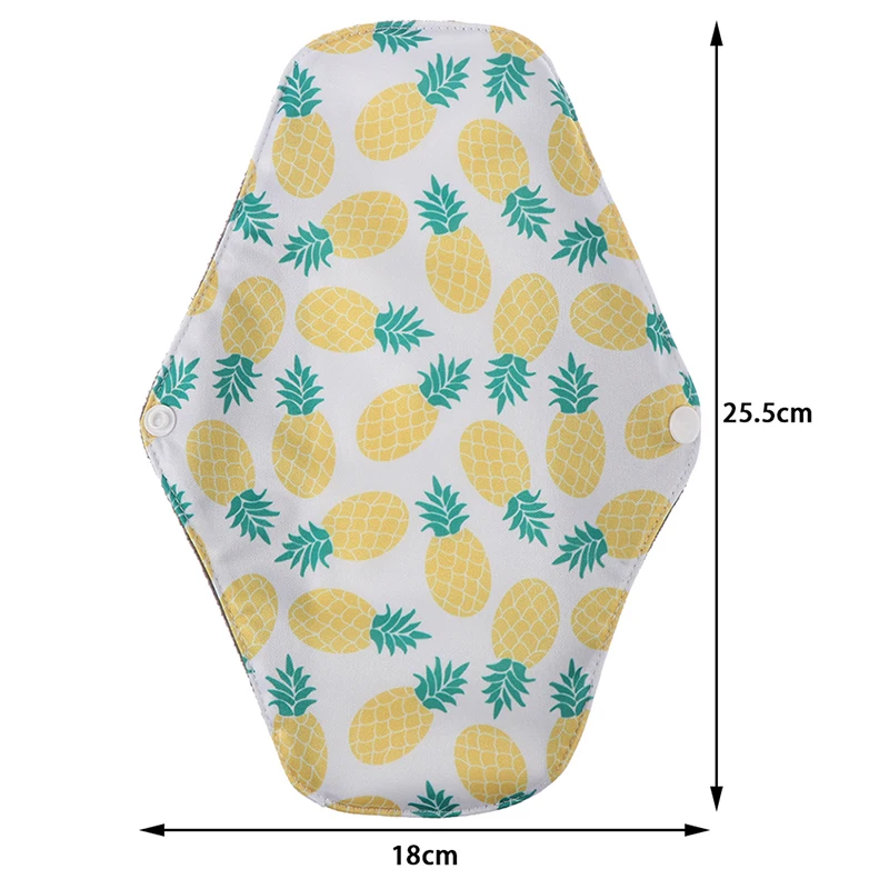 New 25.5x18cm Panty Liner Cloth Menstrual Pad Bamboo Charcoal Mama Sanitary Reusable Washable Napkins