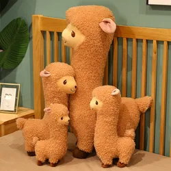 2025 Cute Sheep Llama Animal Dolls Lovely Alpaca Plush Toy Japanese Alpaca Soft Stuffed Sleep Pillow Home Gift