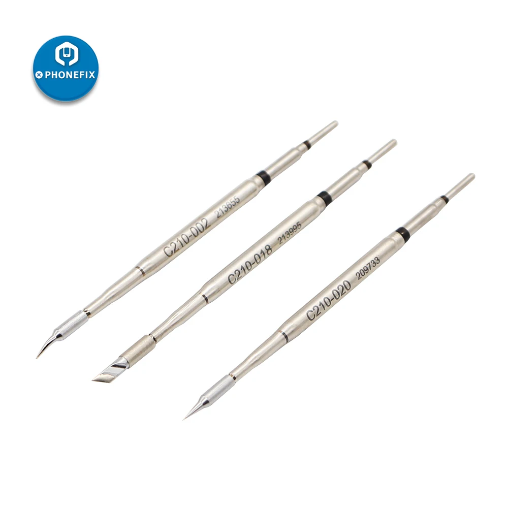 Original JBC Soldering Iron Tips for JBC T210-A T210-NA T210-PA Soldering Handle CD-2SE C210-018 Tips Soldering Iron Tips Pencil