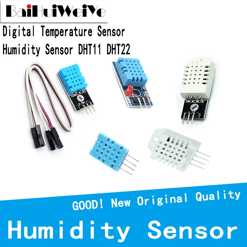 Digital Temperature Sensor  Humidity Sensor DHT11 DHT22 AM2302 AM2301 AM2320 Sensor And Module For Arduino Electronic DIY