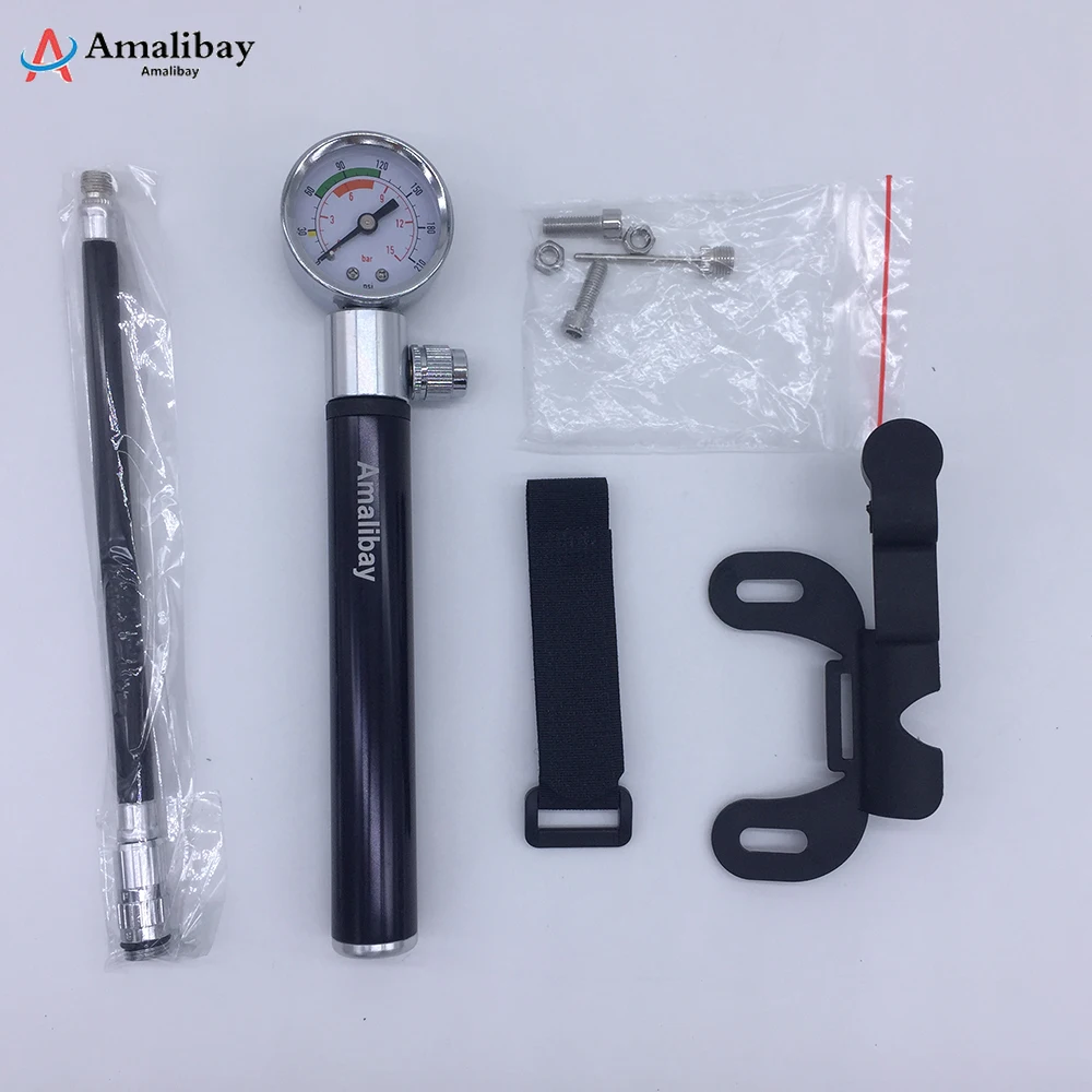 Mini pompa per pneumatici ad alta pressione con manometro per Xiaomi M365 1s Pro2 pompa per gonfiaggio ad aria a mano per Scooter per Ninext MAX G30 Es2 4