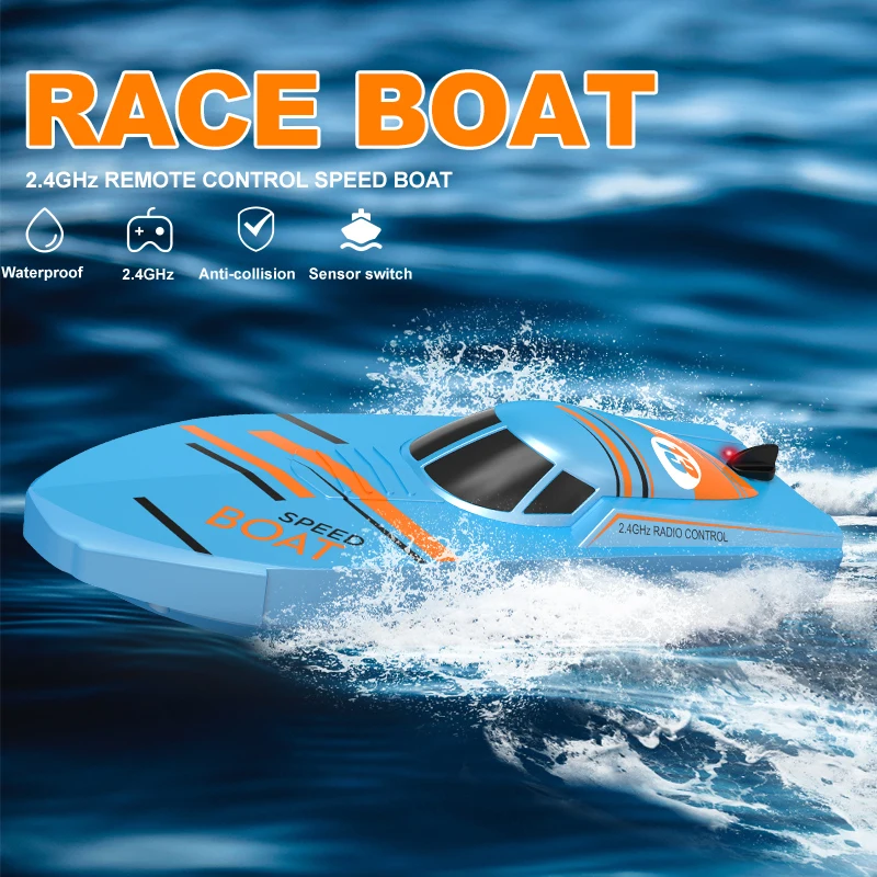 

2022 New Twin Motor High Speed Boat 20KM/H Waterproof Charging Water Speedboat Easy To Use Remote Control Ship Toys