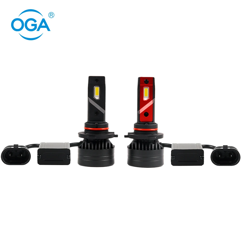 OGA 9005 HB3 led headlight canbus error free car auto light mini headlamp 45w 10000lm 6500k super bright 2pcs 2020 new arrivals