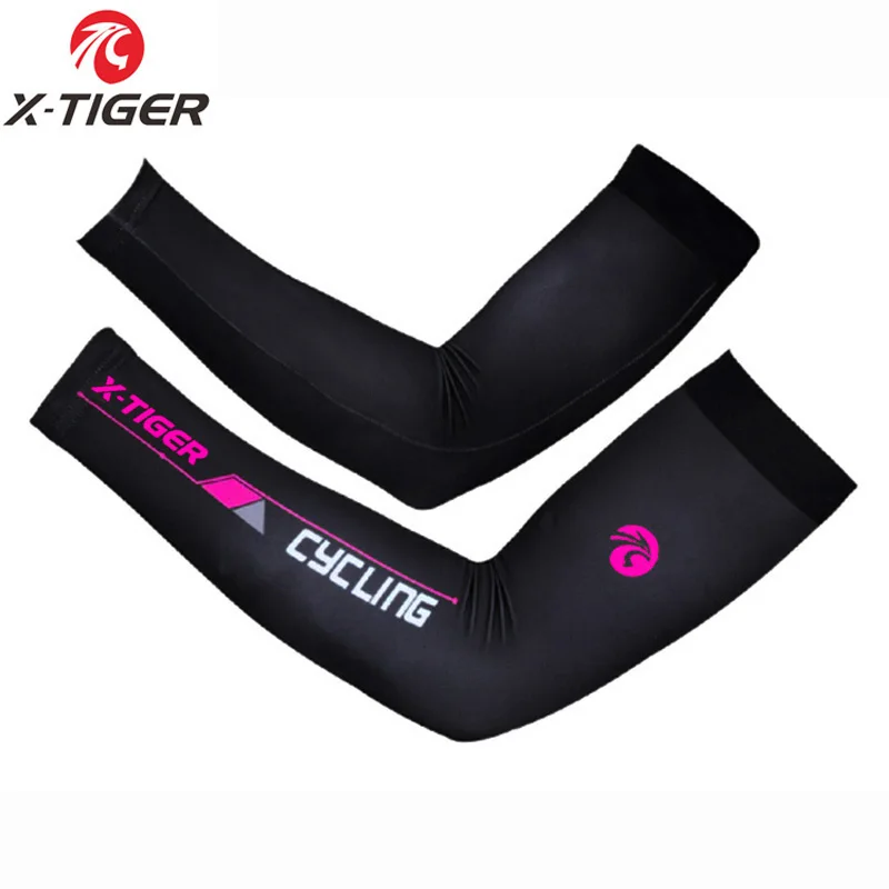 X-Tiger 100% Lycra Quick-Dry UV400 Protection Running Arm Sleeves Breathable Basketball Armguards Sports Cycling Arm Warmers