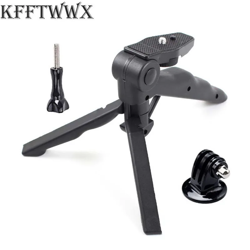 KFFTWWX Portable Camera Table Tripod Stand for GoPro Hero 12 11 10 9 8 7 6 5 Black MAX SJCAM SJ 4000 H9r Xiaomi Yi 4K DSLR Phone