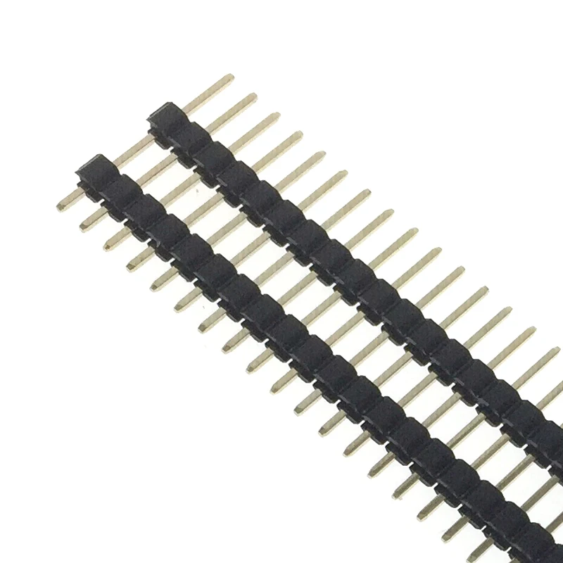 5Pcs 2.54mm Pin Header Straight Needle 1X40P Long 15/17/19/21/23/25/30mm Board Spacer Single Row Double Plastic Copper