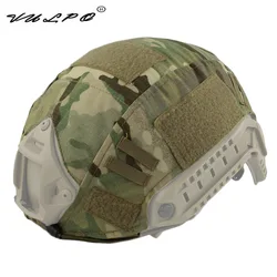 Tampa do capacete tático Vulpo-airsoft para paintball, equipamento de wargame, rápido, para bj/pj/mh