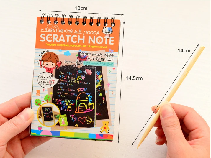 1pcs/set Magic Rainbow Drawing Board Paper Colorful Scratch Art Paper Card Set Kids learning Drawing Education Toy