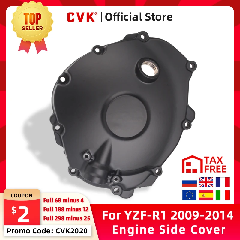 

CVK Engine Cover Motor Clutch Cover CrankCase Side Oil filling Cover Shell For YAMAHA YZF-R1 R1 2009 2010 2011 2012 2013 2014