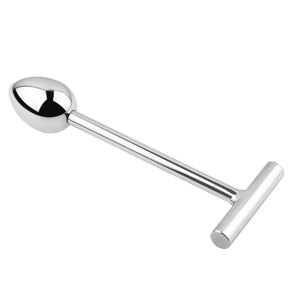 Stainless Steel Anal Plug 5 Balls G Spot Wand Massager Metal Butt Plug Dilator Prostate Massager Adult Anal Sex Toys for Couple