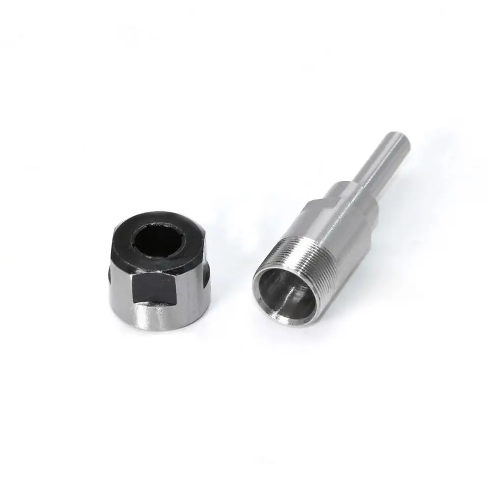 Imagem -04 - Shank Fresa Extensão Adaptador de Conversão Haste Collet Mandris Liga Dura Roteador Bit Fim Pinça mm