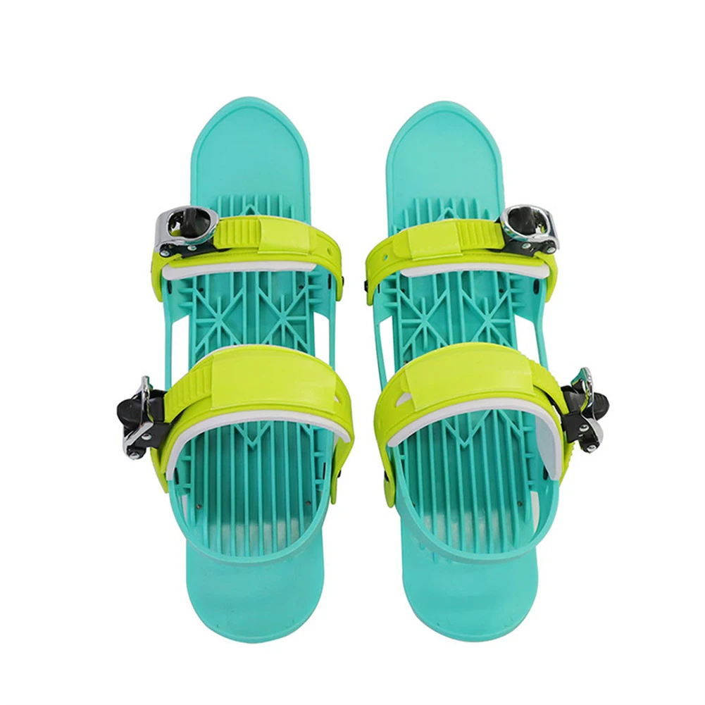 2021 New Mini Ski Skate Snowboard Board Adult For Snow Short Skiboard Outdoor Travel Snowblades Adjustable Skis Shoes