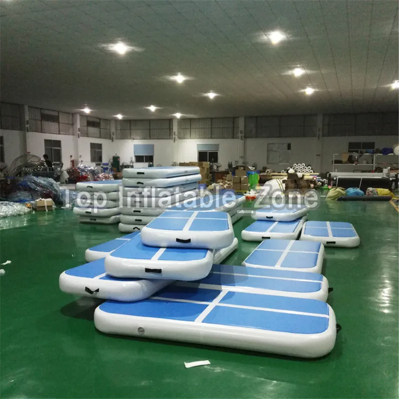 6m 7m 8m Opblaasbare Track Gymnastiek Matras Gym Tumble Airtrack Vloer Gebruik Voor Yoga Training Tumbling worstelen