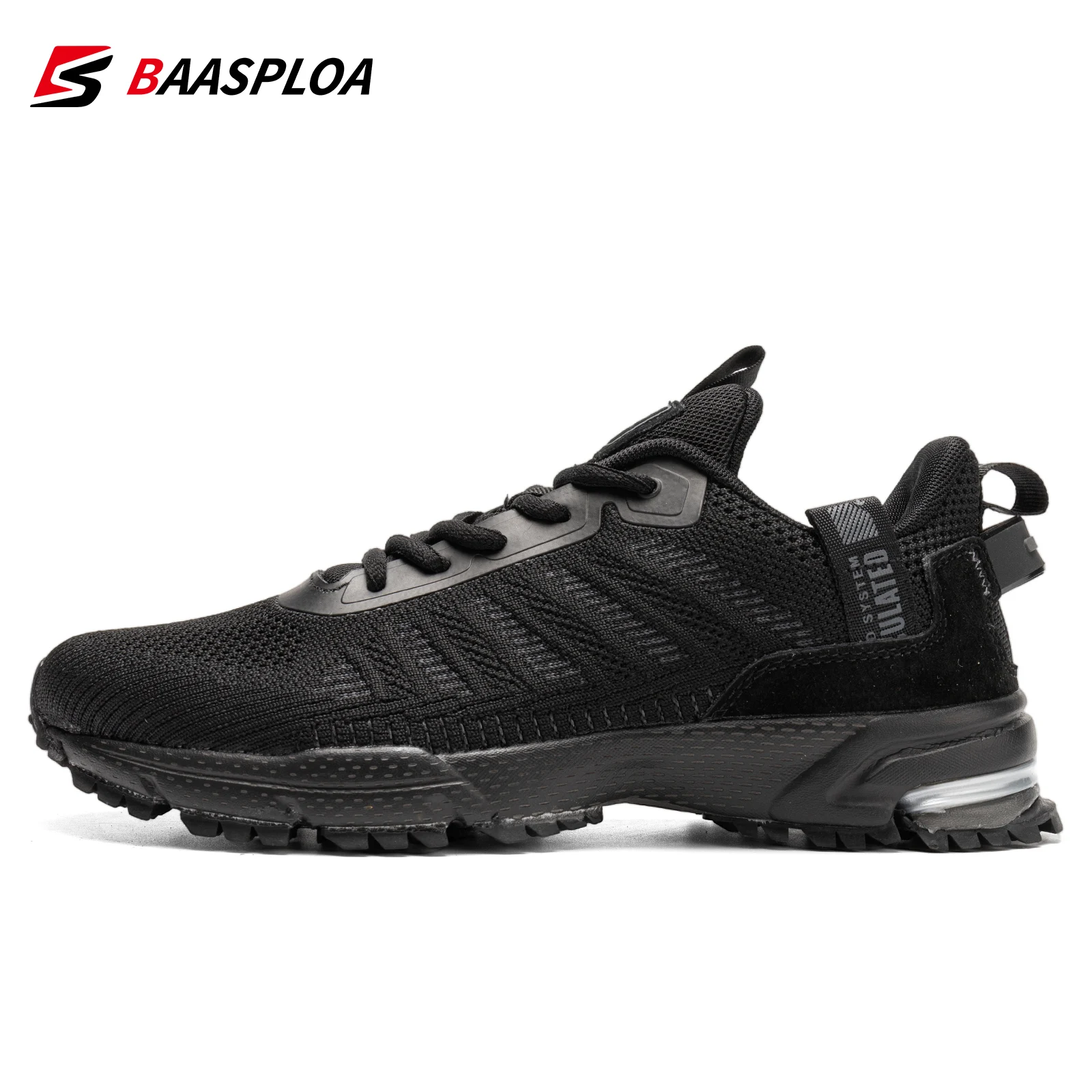 

Мужские кроссовки для бега Baasploa, новые модные легкие дизайнерские сетчатые кроссовки, мужские уличные Повседневные Дышащие спортивные теннисные туфли