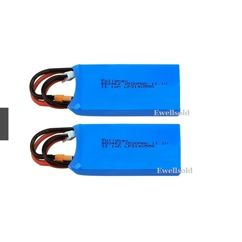 11.1v 1500mah 20C Battery/USB charger for XK X450 FPV RC Airplane Fixed Wing 3S 11.1V Lipo Battery LIPO Electric RC Toys Battery