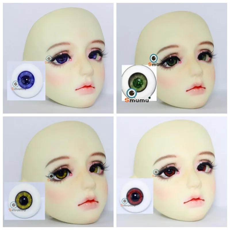 

1/8 1/6 1/4 1/3 BJD Accessories doll eyes Glass eyeball for BJD/SD YOSD MSD SD16 DD,not include doll head and other E2565