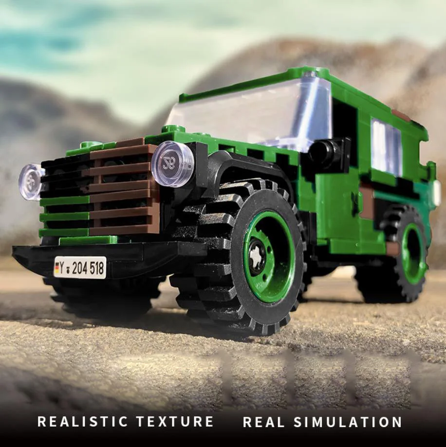 

Modern Military Jeeps Lkw Gl Leicht Wolf Interim Fast Attack 1:30 Scale Vehicles Block Ww2 Army Forces Figures Ifav Brick Toys