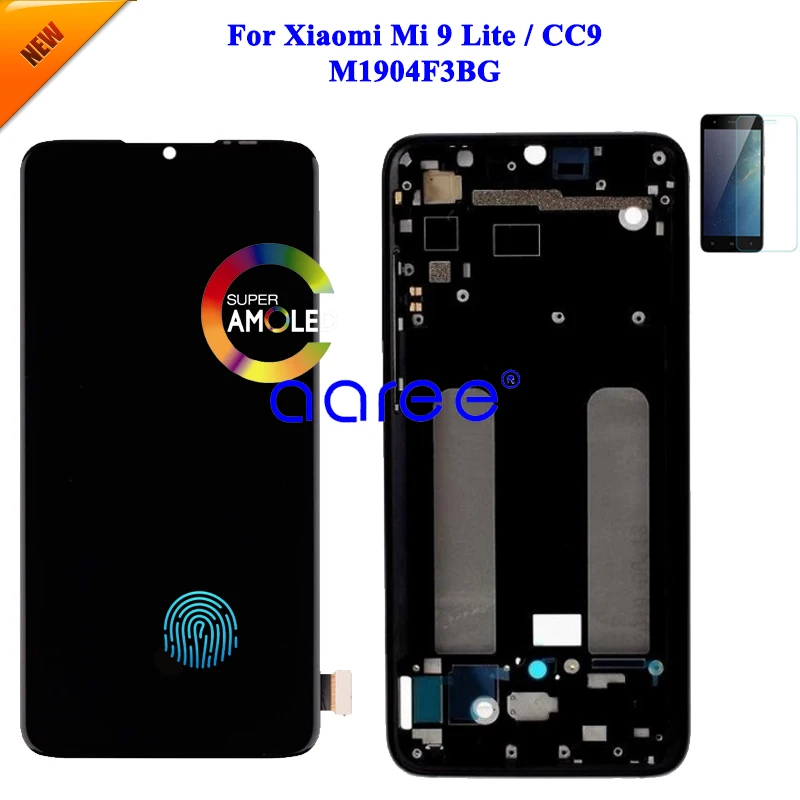 AMOLED LCD Display For Xiaomi Mi 9 Lite LCD For Xiaomi Mi9 Lite CC9 LCD Display LCD Screen Touch Digitizer Assembly