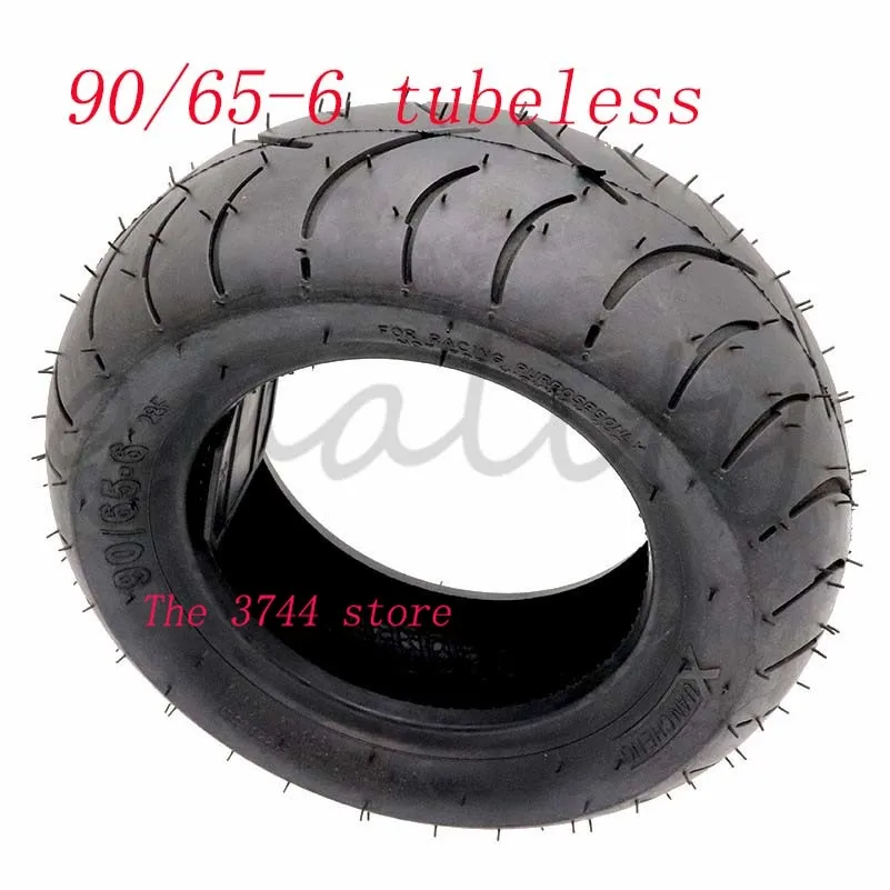 Good Quality Electric Scooter Parts 90/65-6 Vacuum Tire Thickening Tubeless Tyre