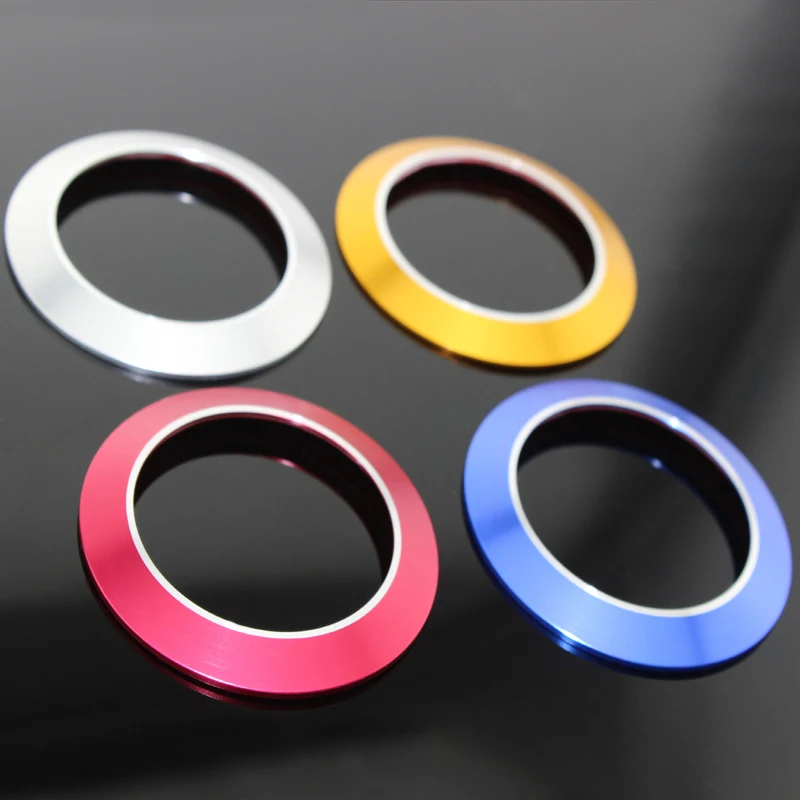 Car Cigarette Lighter Decoration Circle Trim Sticker for Chevrolet Chevy Cruze Sedan Hatchback Malibu 2009 - 2015 Accessories