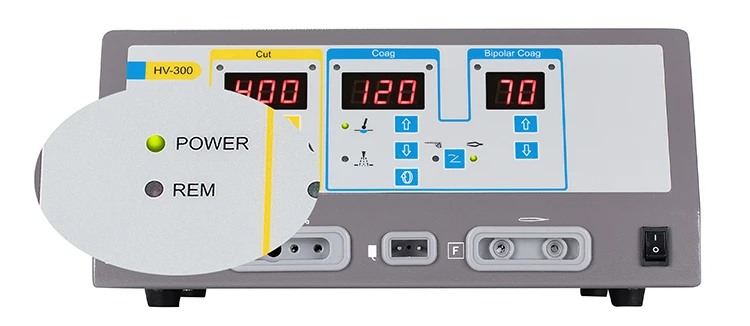 HV-300 400W Cut Coag Cautery Electrobisturi Bipolar Generator Unit