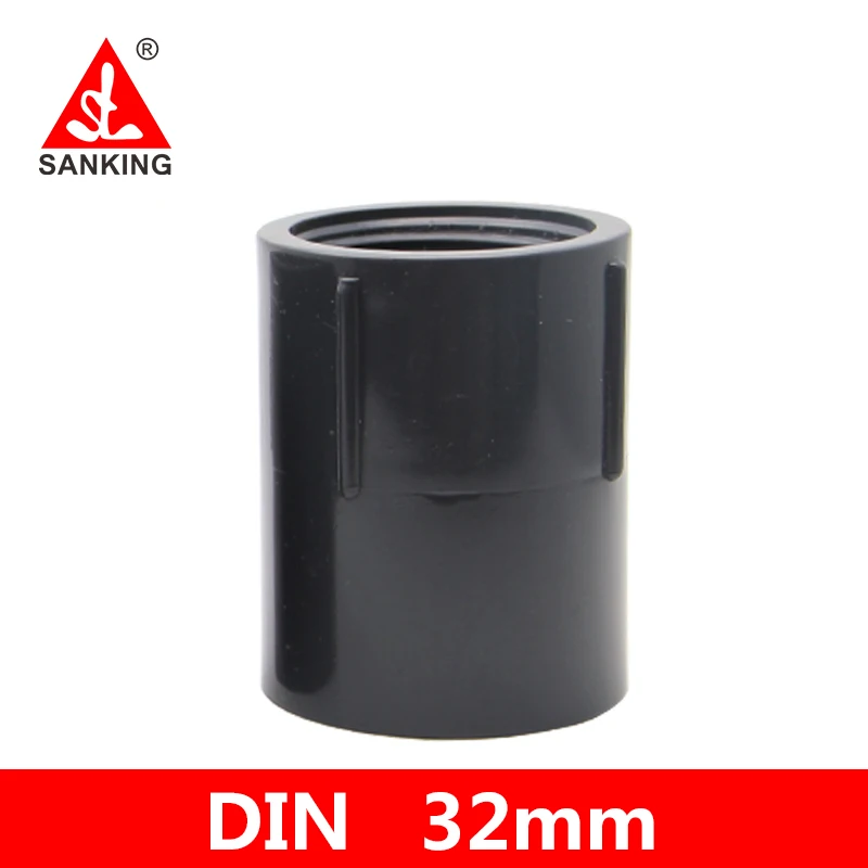 Sanking  32mm Female Adapter Aquarium tank Thread Connector Pipe Joint PVC Connector Garden Irrigation