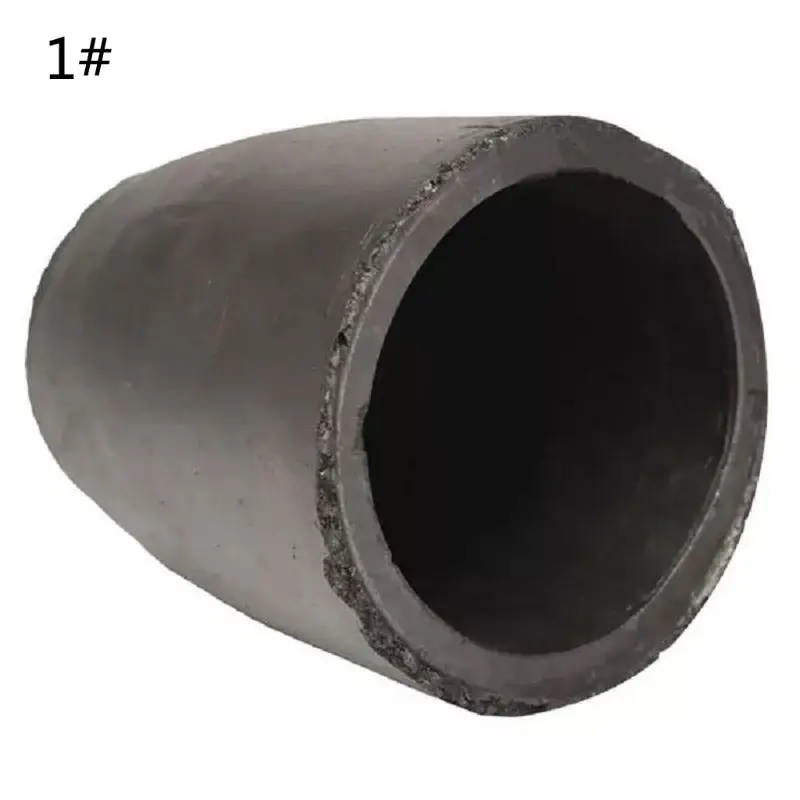 1-5kg Foundry Clay Crucibles Black Cup Torch Melting Casting Refining Gold Silver Brass Aluminum