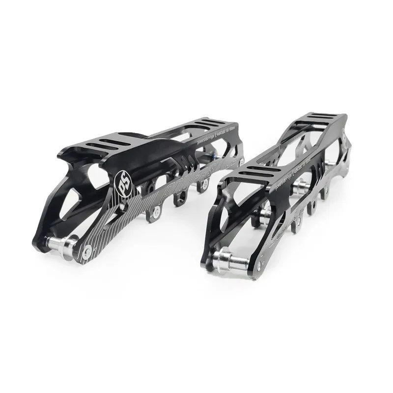 Cadre de Patinage à Roulettes pour Course de Vitesse, Slalom FSK à Patins de Vitesse en Ligne, 4x84mm, 3x90mm, Châssis 90mm