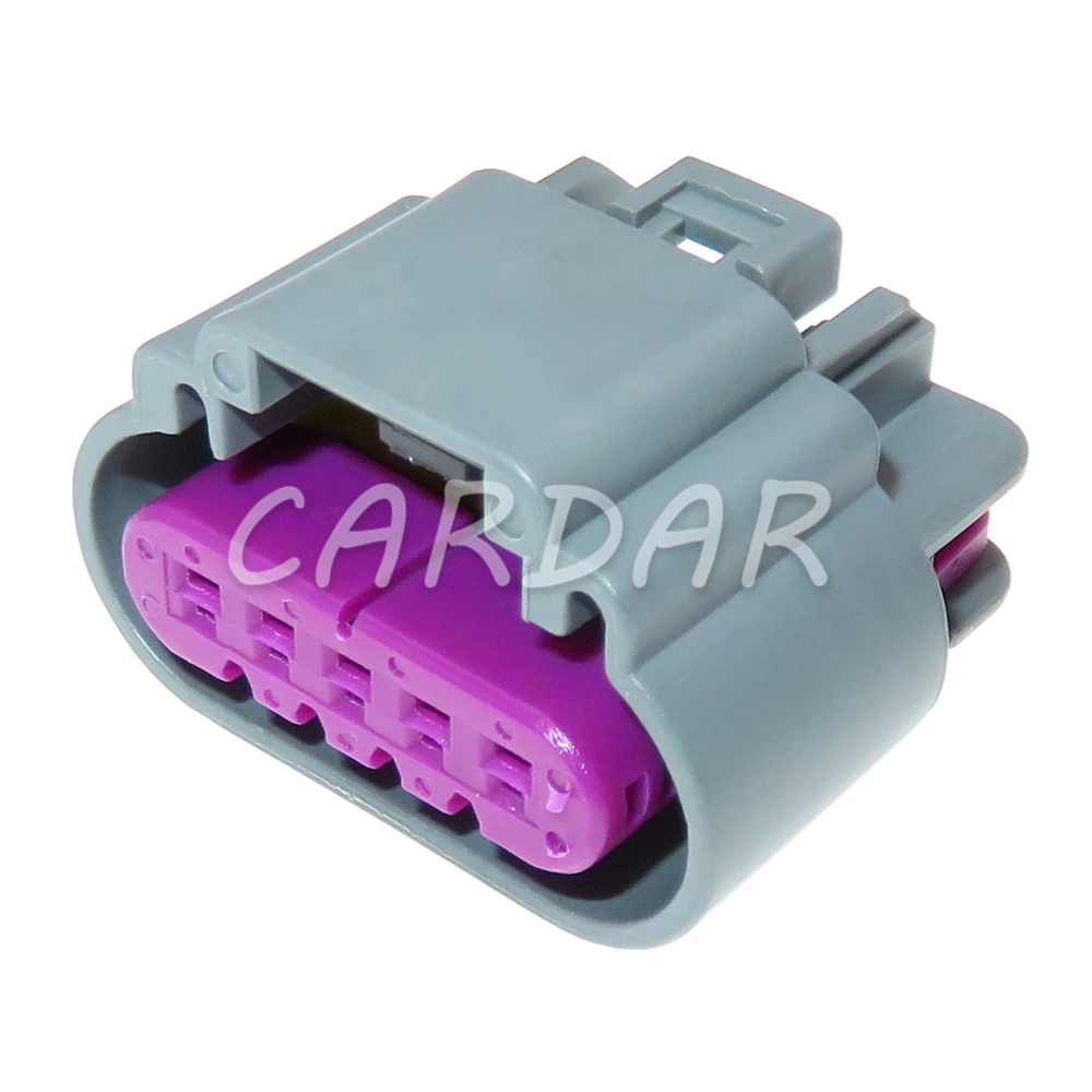 1 Set 5 Pin 1.5 Series Automobile Air Flow Wiring Harness Plug AC Assembly Grey Waterproof Sealed Socket For VW