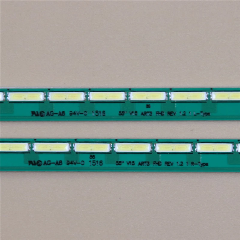 Barras de matriz LED, Kit de tiras de retroiluminación, lámparas LED, bandas de lentes, 55 \