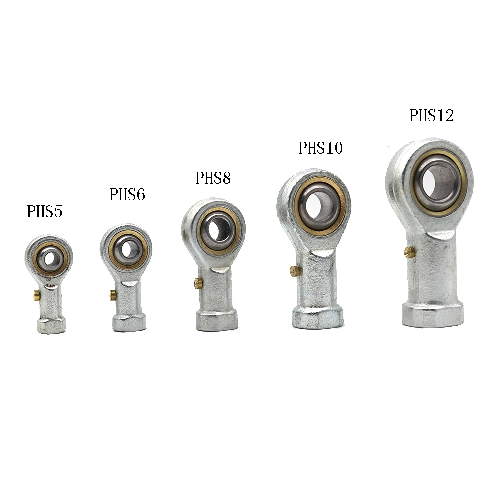 

1PCS PHS8 M8 8mm hole 5mm to 14mm metric fish eye Rod Ends bearing female thread ball joint right hand