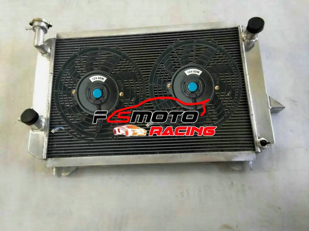 Алюминиевый радиатор 52 мм + вентиляторы для Ni-ss-an Patrol 1 Station Wagon W160/Hardtop K160 SD33 3.2D 3.2L Diesel Engine 1979-1988 SUV