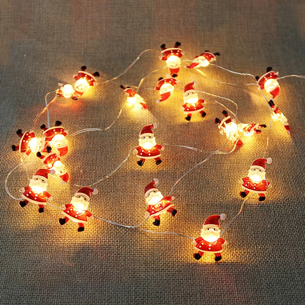 

2m 10LED Snowman Christmas Tree LED Garland String Light Christmas Decor for Home Christmas Ornaments 2022 Xmas Natal New Year