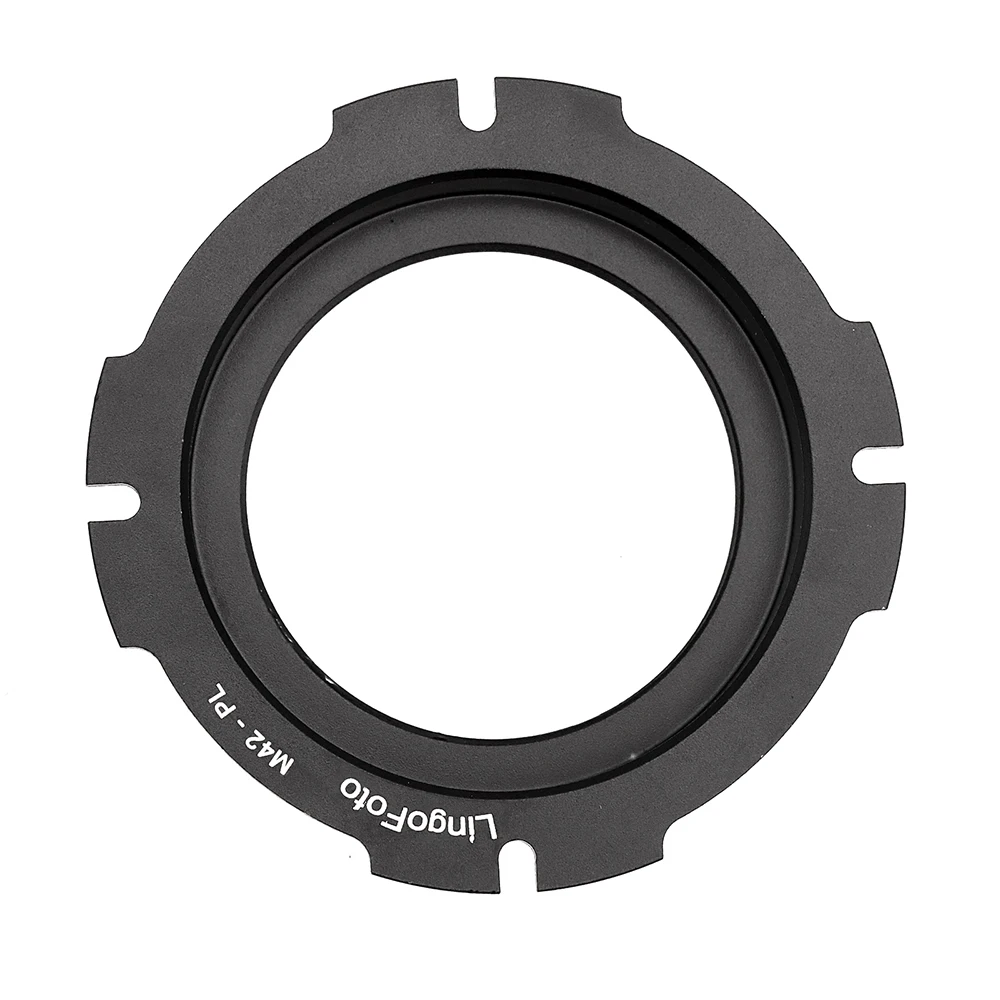 LingoFoto M42-PL Mount Adapter Ring for M42 (M42 x 1mm) SLR Lens to Arri PL mount Camera