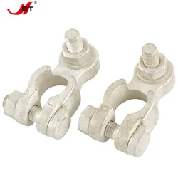 High Quality Heavy Duty  Top Positive Negative Copper Tin-Plated Brass  Battery Pile Head Battery Connector Clamp Terminal Clamp