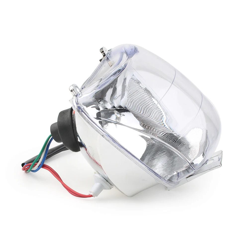 Chinese ATV Quad Dirt Bike Headlight w/ Bulb Wiring 50cc 70cc 90cc 110cc SUNL COOLSTER TAOTAO
