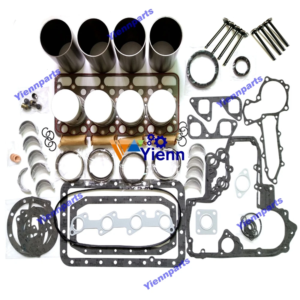 

V1200 Engine Overhaul Rebuild Kit With Valve For Kubota Engine Loader Excavator Tractor Engine repair parts