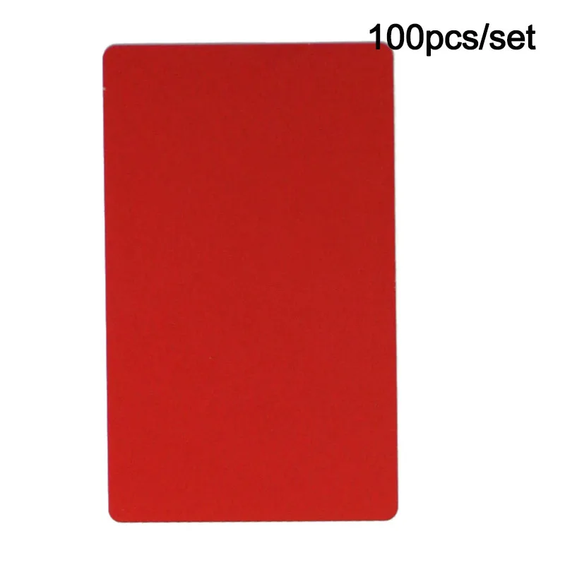 Wholesale 100Pcs 0.2mm Ultra-thin Aluminum Business Card Dog ID Tag Name plate Laser Marking Engraving Business Card Blank Tags
