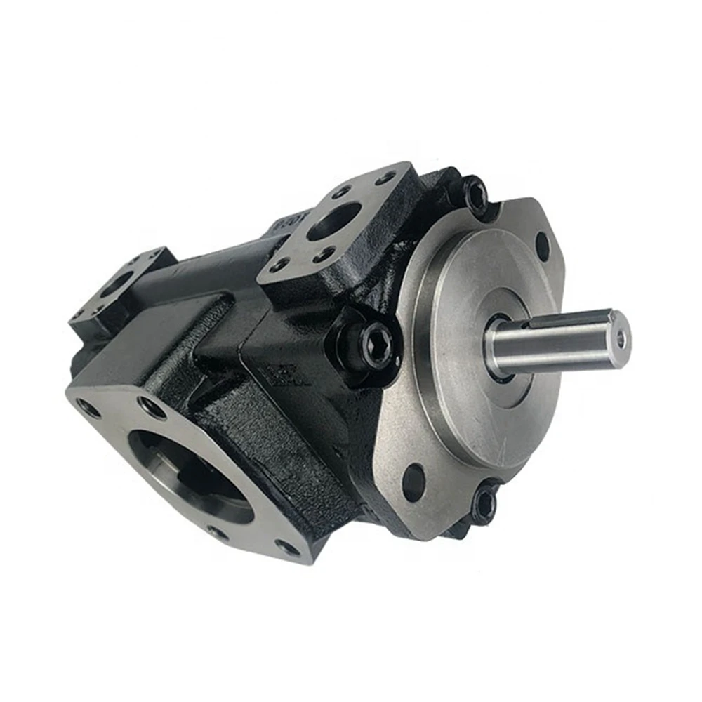 T6CC Industrial Hydraulic Pump T6 Double Vane Pump Denison Replacement Keyed Shaft Rotation CW