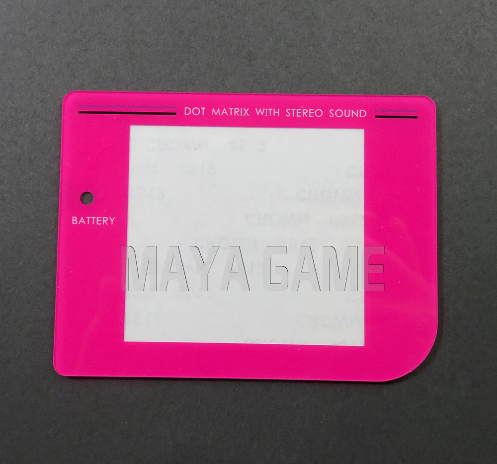 Nintend GameBoy GB 게임 콘솔 패널용 멀티 컬러 새 보호 스크린 렌즈 1개