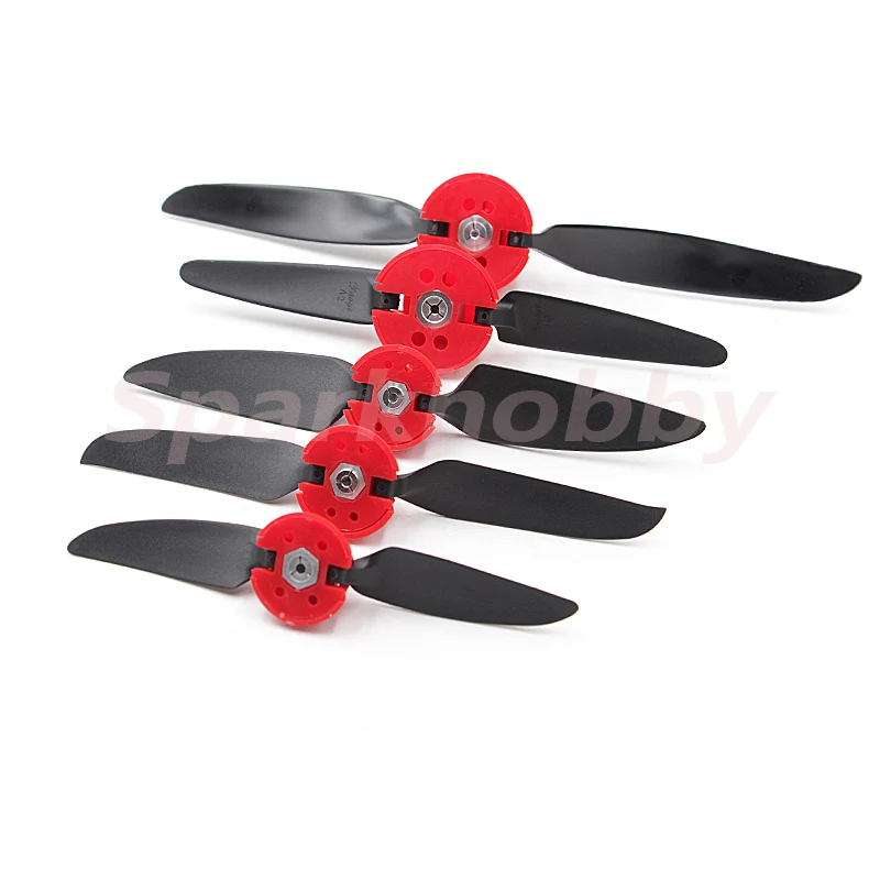 2 Set Folding Propeller 6x4 7.5x4 8x4.5 8x6 11x6 Propeller Spinner Cover 2.3/3.0/3.17/4.0mm Motor Shaft RC Plane Glider Drones