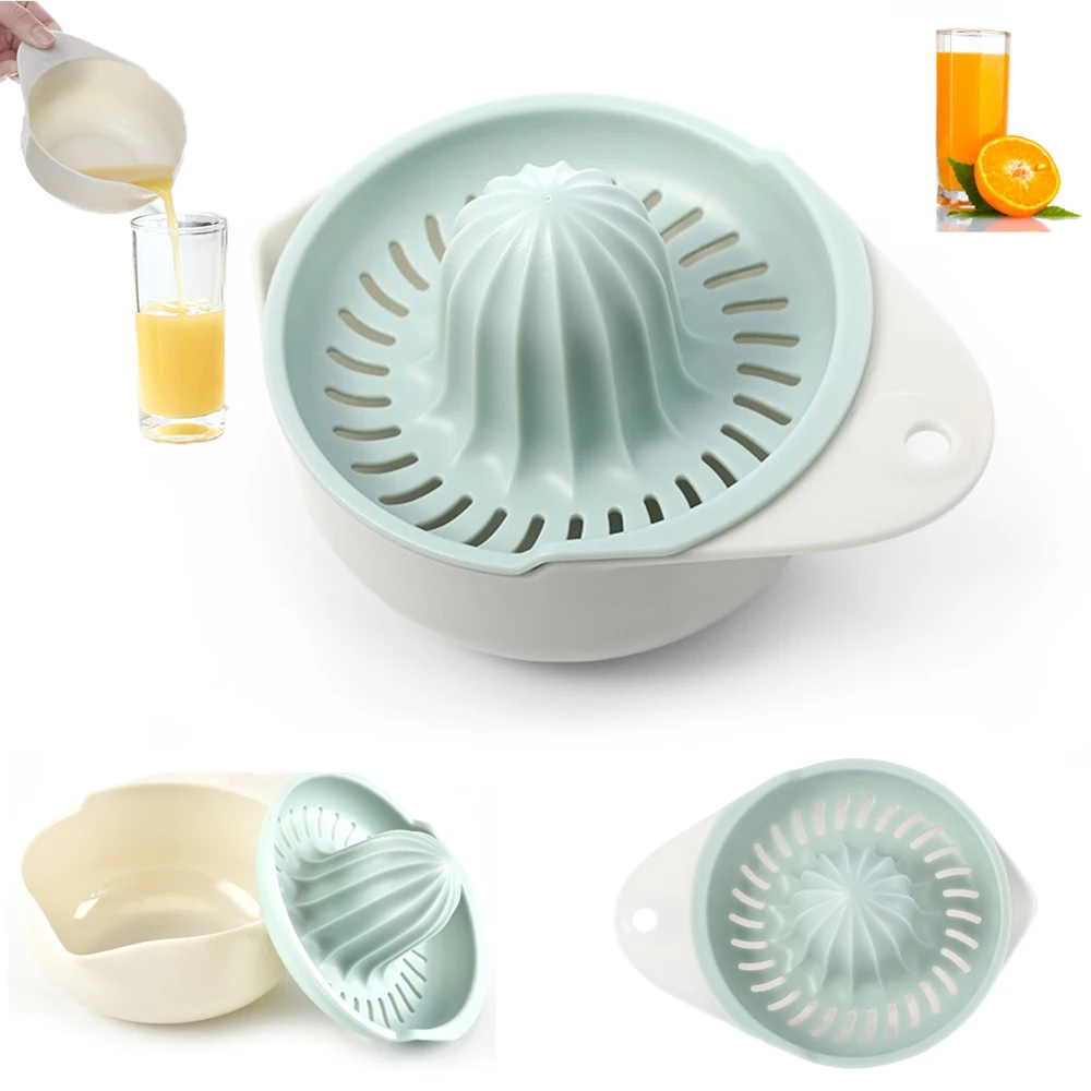 Exprimidor Manual de cítricos portátil, herramienta de cocina de plástico, exprimidor de naranja y limón, máquina exprimidora de frutas multifunción, accesorios de cocina