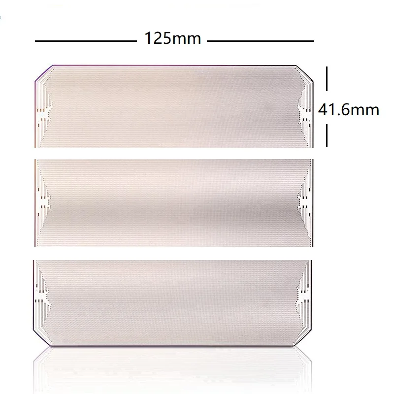 ソーラー充電器付きの柔軟なソーラーパネル,多結晶シリコンソーラーセル,0.5v,1.2w,高効率,23% ソーラーセル,1/3