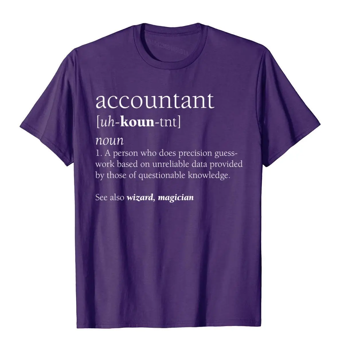 Accountant Definition Funny Accounting Gift Sweatshirt Slim Fit Cotton Men Tops Tees Summer Plain Top T-Shirts