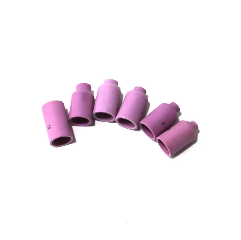 54N14 54N15 54N16 54N17 54N18 54N19 TIG Alumina Ceramic Gas Lens Cups for WP17 18 26 Welding Torch Kit