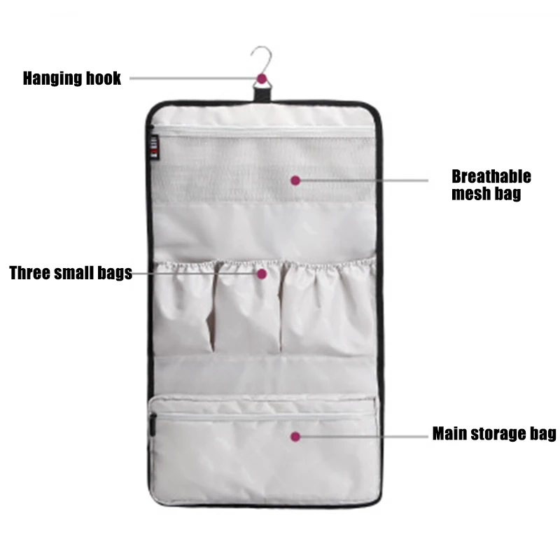 Opbergtas Compatibel Voor Dayson Airwrap Styler Accessoires Houder Meerdere Zakjes Met Haak Hanger Haardroger Case Draagbaar