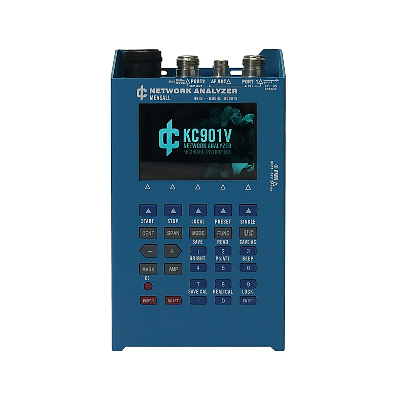 KC901V 6.8GHz Handheld Vector Network Analyzer RF multimeter network analyzer day feeder analysis frequency