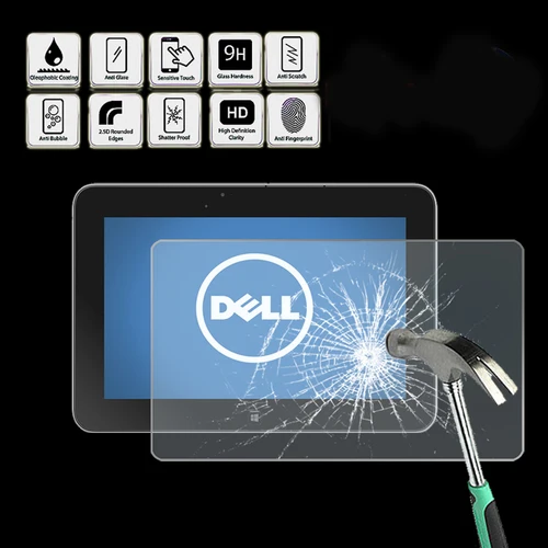 Imagen 1 del producto Cubierta protectora de pantalla de vidrio templado para tableta para Dell XPS 10 10,1"" - Cubierta protectora de película de pantalla antihuellas