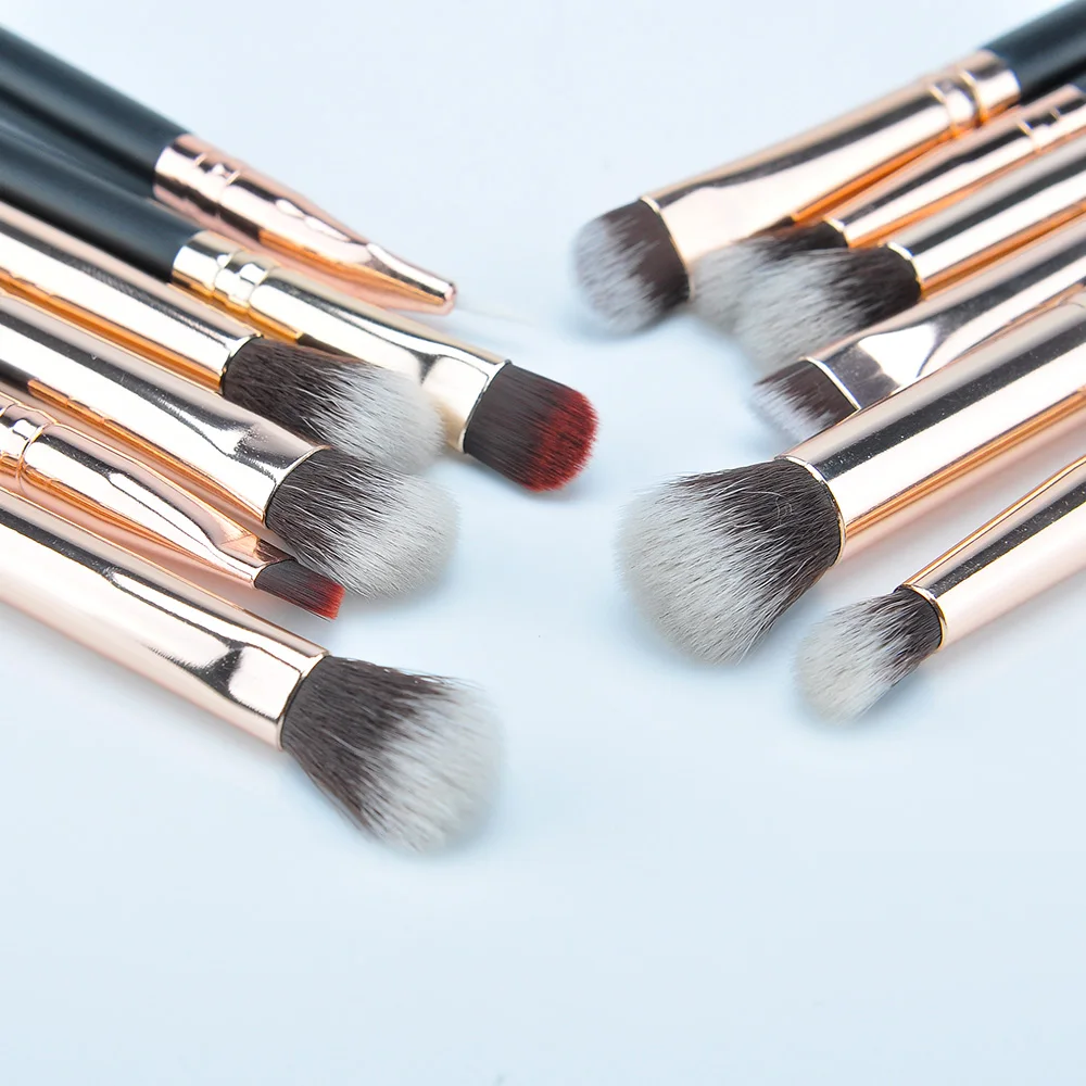 MSQ 12pcs Eyeshadow Makeup Brushes Set Concealer Eye Shadow Blending Eyeliner Dtail pincel maquiagem Rose Gold Make Up Brush