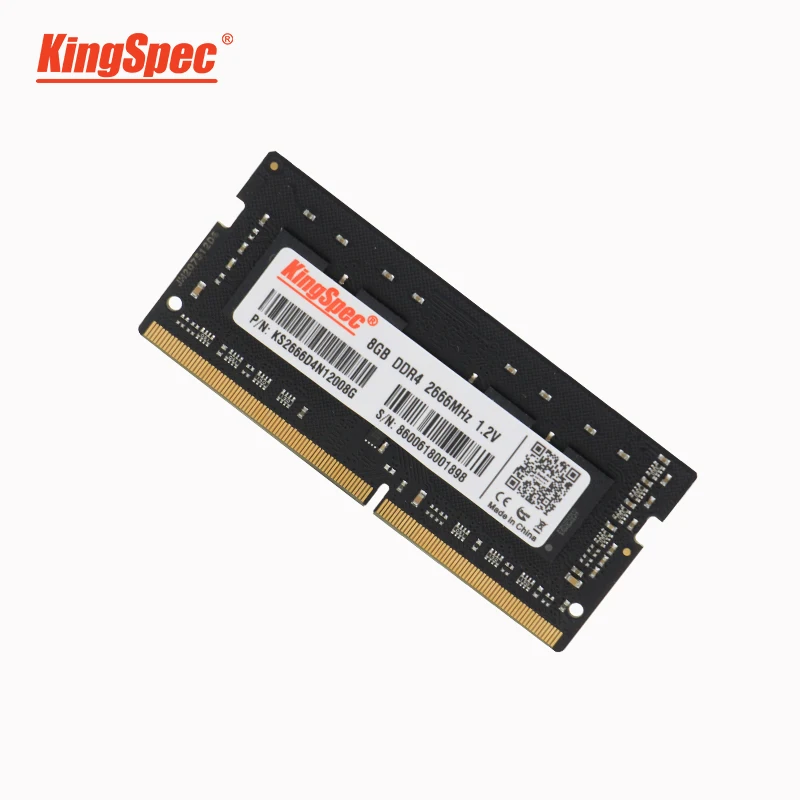 KingSpec Memoria Ram DDR4 4GB 8GB 16GB 32GB Laptop Ram 2666mhz 1.2V 3200Mhz 204pin Fully Compatible For Laptop AMD Intel